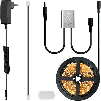 Sensky Gun Safe Lighting Flexible LED Strip Lights Kit with Cabinet Sensor Switch for Gun Safe Cabinet Closet Pantry Wardrobe Lighting (2.5M)