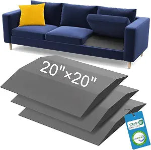 Couch Cushion Support for Sagging Seat, 20"x20"x2" 35D Firm Trapezoid Foam