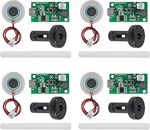 4Pcs USB Humidifier Module USB Spray Module Circuit Board Atomization Module 5V Atomization Plate Circuit Board Atomization Module Atomizer DIY Incubation Experimental Equipment