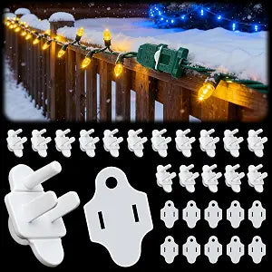 30Pack Weatherproof Gaskets & Plug Protector Covers,Outdoor Outlet Cover and Extension Cord Gasket Kit Indoor Waterproof Electrical Christmas lights 2 & 3 Pronged Plugs Cover