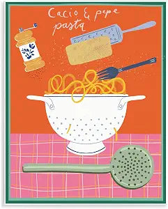 Stupell Industries 'Retro Italian Pasta Meal'| Wall Plaque Art