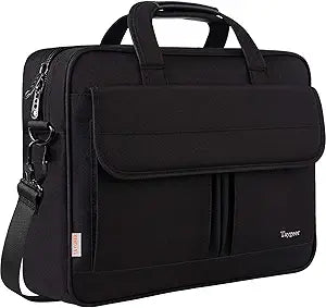 Taygeer Laptop Bag 15.6 Inch, Business Briefcase Gifts for Men Women, Black