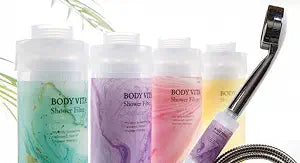 Vitamin Shower Filter for Reduces Dry Itchy Skin, Dramatically Improves the Condition of Your Skin and Hair White Rose