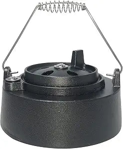 Cast Iron Cap for Big Green Egg Dual Function Metal Top, Daisy Wheel Chimney Cap for M/L/XL/XXL Big Green Egg Accessories Replacement