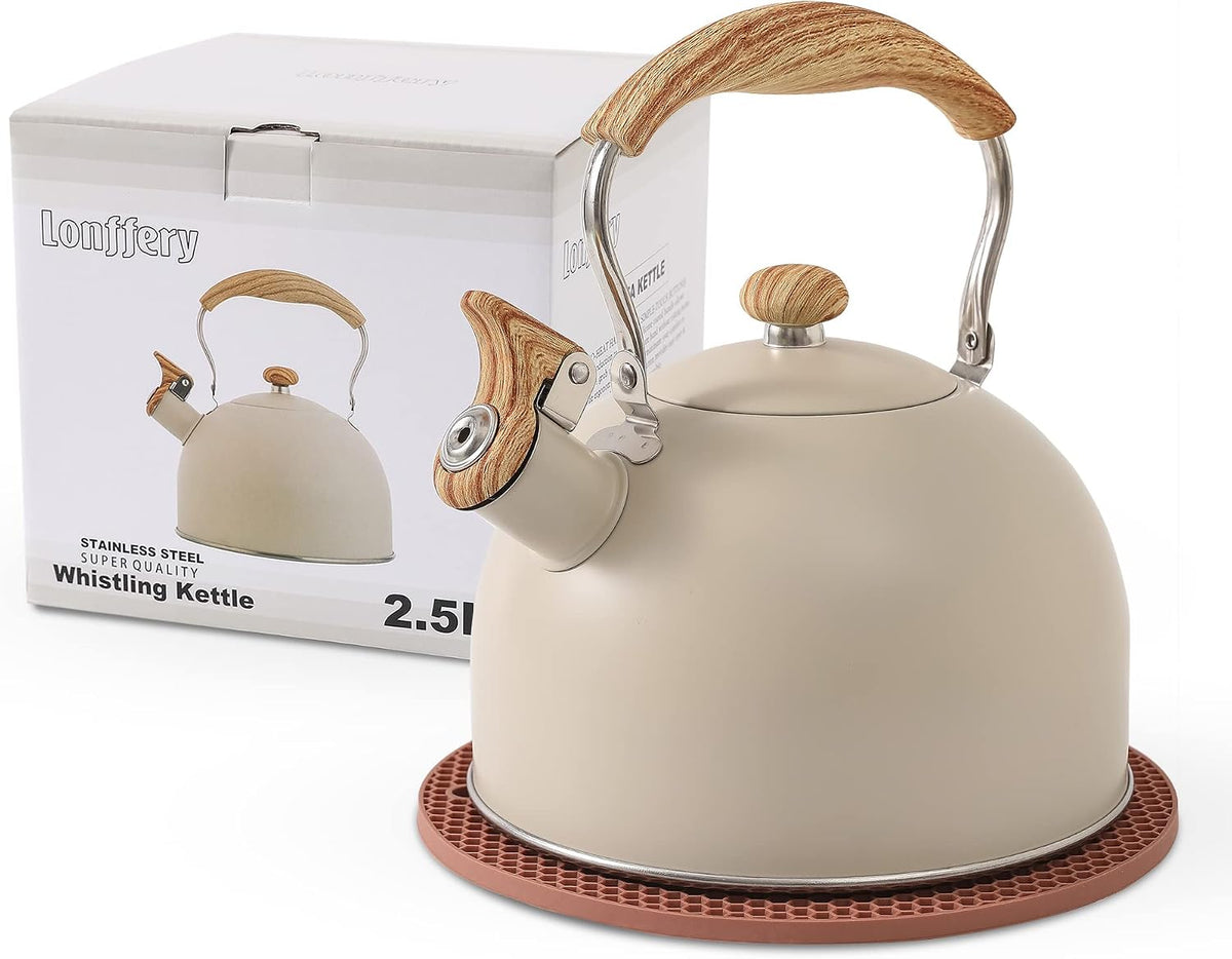 LONFFERY Tea Kettle for Stove Top