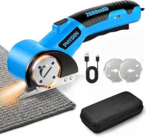 Cordless Electric Box Cutter Scissors for Cardboard with 2 Blades