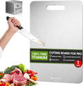 Titanium Cutting Board, Non Toxic Cutting Boards for Kitchen