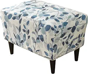 Ottoman Cover Rectangular Storage Ottoman Slipcover Footrest Stool Covers
