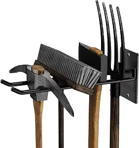 4-Pack Solid Steel Garage Wall Hooks for Tools