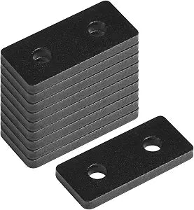 10 Pcs 2020 Flat Joining Plates, for 2020 T-Slot Aluminum, 2 Hole Plate