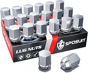 Sposuit 20 Pcs M14x1.5 OEM Lug Nuts, 22mm Hex - Replacement for Chevrolet