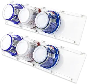 Storage Theory Yogurt Organizer for Fridge, Sliding Greek Yogurt Holder