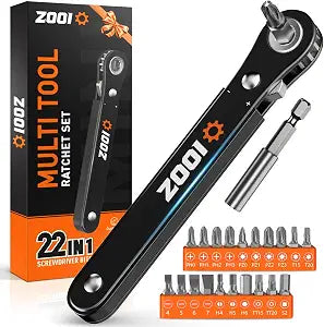 ZOOI 22 In 1 Right Angle Ratcheting Screwdrivers Mens Dad Gifts for Men Dad