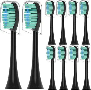 Toothbrush Heads Compatible with Aquasonic Black Series Electric Toothbrush
