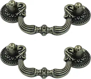 2.5 Inch Vintage Bail Pull Handles, Antique Bronze, 2Pcs