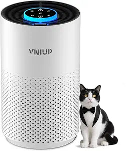 Air Purifiers for Bedroom Home up to 1350 ft - Vniup H14 True Room Air Purifiers for Bedroom, with Fragrance Function Sleep Mode& Light Mode Air Cleaner for Pet Dander Odor Dust Smoke