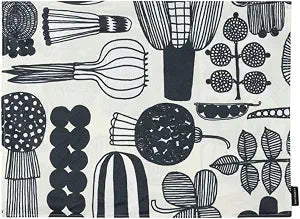 MARIMEKKO Puutarhurin Parhaat Placemat  Refine Your Dining Room with Our Iconic Table Decor  Stylish, Colorful Placemats to Elevate Your Dining Experience (12 in x 16 in)