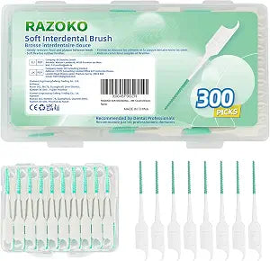 RAZOKO Silicone Soft Interdental Brushes