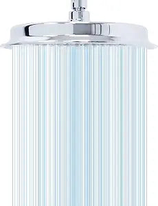 9 Inch High Pressure Rain Shower Head - Stainless Steel Water Saving Adjustable - Fits Any Bathroom & Home (Round, Chrome)