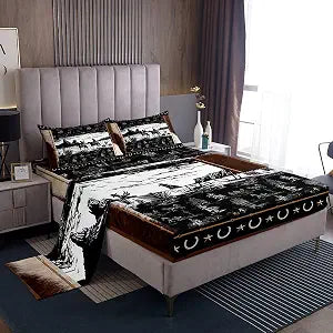 Feelyou Western Aztec Sheet Set Boys Men King