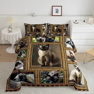 Feelyou Siamese Comforter Set King Size Bedding Set