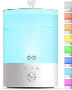 Everlasting Comfort 2.5L Ultrasonic Humidifier for Bedroom, 28 dB Cool Mist