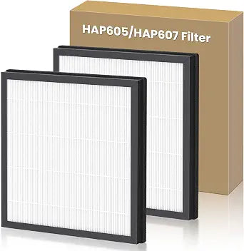 2 Pack HAP605 Replacement Filter for FreAire HAP605 HAP607 Air Purifier