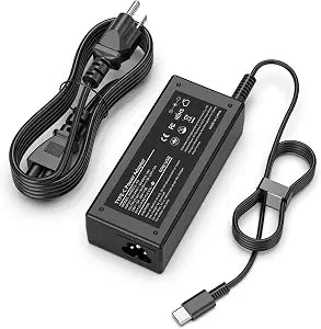 65W USB C Charger for HP Lenovo Dell Chromebook Type C