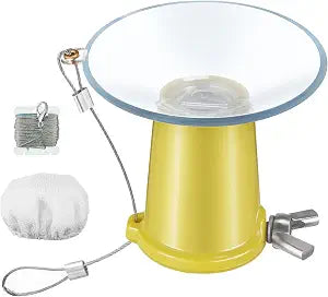 Dreyoo Light Bulb Changer for High Ceiling, Suction Cup Light Bulb(Yellow)