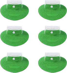 6 Pcs Urinal Screen Deodorizer with Gloves, Urinal Screen Mat Urinal Pads for Toilet, Bathroom, Offices, Schools, Hotels