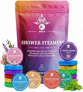 18-Pack Shower Steamers Aromatherapy, Self Care Birthday Gifts for Women Men, 6 Scented Organic Shower Bombs with Natural Essential Oils Relaxation Home SPA, Gifts for Retreat, Appreciation Gifts