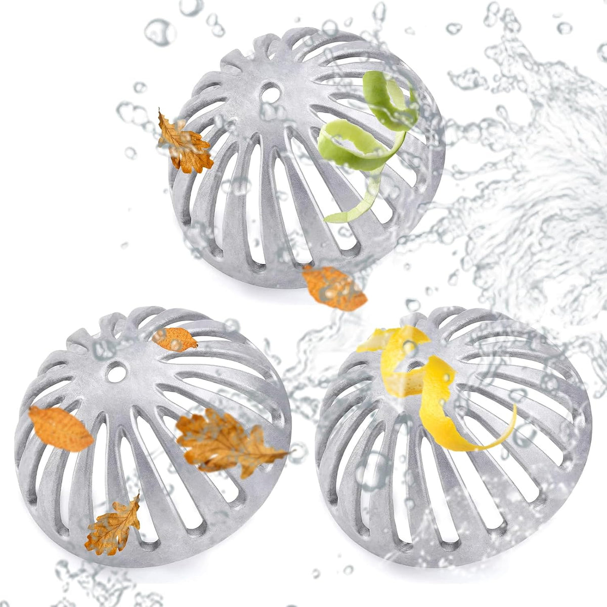 3 PCS Floor Sink Strainer,Heavy Duty Commercial Drain Cover