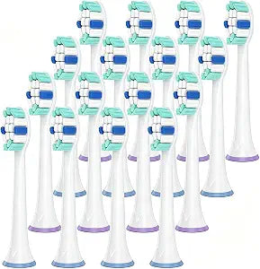 Replacement Brush Heads for Philips Sonicare, 16 Pack