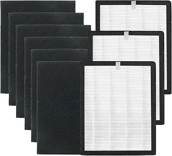 A Fable 9000 Replacement Filters Fit For Veva Pro 9000 Air Purifiers