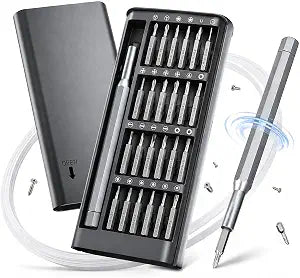 24-in-1 Professional Precision Magnetic Screwdriver Set, Small Screw Driver Set Kit for Fixing Electronics, Mini Tool Kits for Computer Repair, Phone, Watch, Laptop, PCs, Eyeglass- Alloy Tool Steel