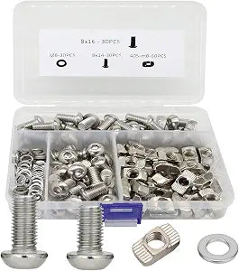 150Pcs M8 4040 Aluminum Extrusion Hardware Accessories for Bracket