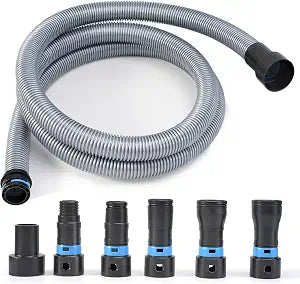 10 FT Shop Vac Hose Kit 2-1/4 Inch Dust Collection Extension Hose Tools