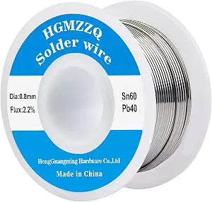 60/40 Tin Lead Solder Wire with Rosin core for Electrical Soldering 0.031 inch(0.8mm-50g)
