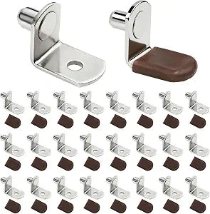 1/4 inch Cabinet Shelf pegs Support Shelf pins for Wood Shelving 50Pcs
