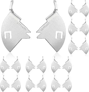 Moxweyeni 10 Pairs Left & Right Hand Window Screen Metal Knife Latch Sets