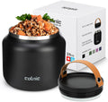 Vacuum Insulated Food Jar Wide Mouth Food Thermoä¸¨24ozä¸¨Matte Black
