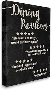 Stupell Industries Kitchen Reviews Five Star, 16 x 20 Inch Canvas Wall Art
