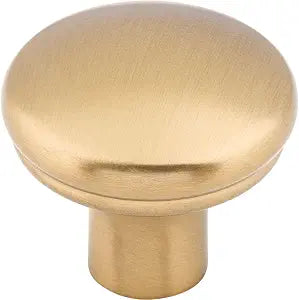 Top Knobs Julian 1 1/4" Length Mushroom Cabinet Knob Honey Bronze TK3050HB