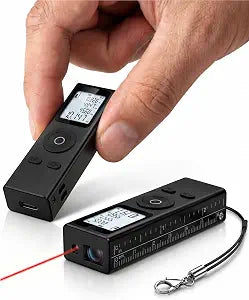 Cooper Ray Mini Laser Measuring Tool, Pocket Size Laser Tape Measure