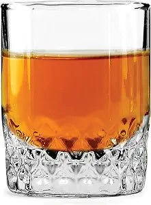 Circleware Tango Heavy Base Whiskey Shot Glasses, Set of 6, Fun Entertainment Beverage Drinking Glassware Coffee Espresso Liquor Jello Shots Cups and Home Bar Decor Dining Gifts, 1.4 oz.
