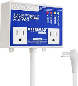 Refrimax 2.23-Foot Cable Voltage & Surge Protector for Large Refrigerators