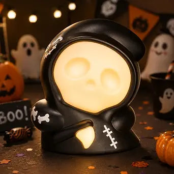 Halloween Decorations, Grim Reaper Night Light, Halloween Toys, Skull Decor