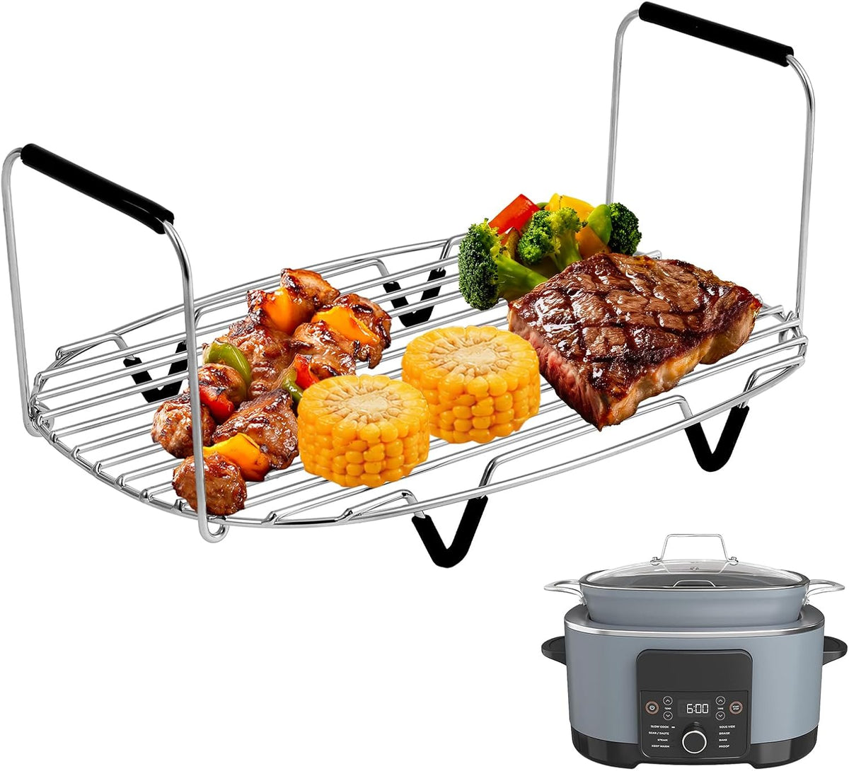 Roast and Steamer Rack for Ninja Foodi Possible Cooker Pro 8.5Qt