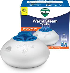 Vicks Warm Steam Vaporizer Humidifier for Medium and Large Rooms, 1.5 Gal