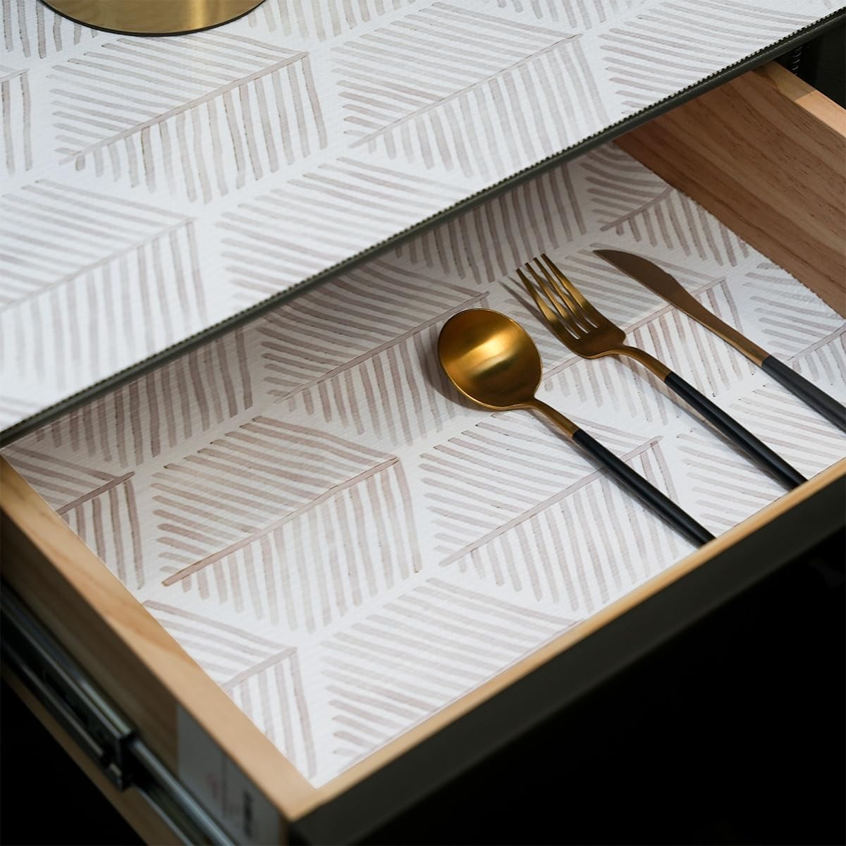 Shelf Liners for Kitchen Cabinets, Non-Adhesive and Strong Non-Slip